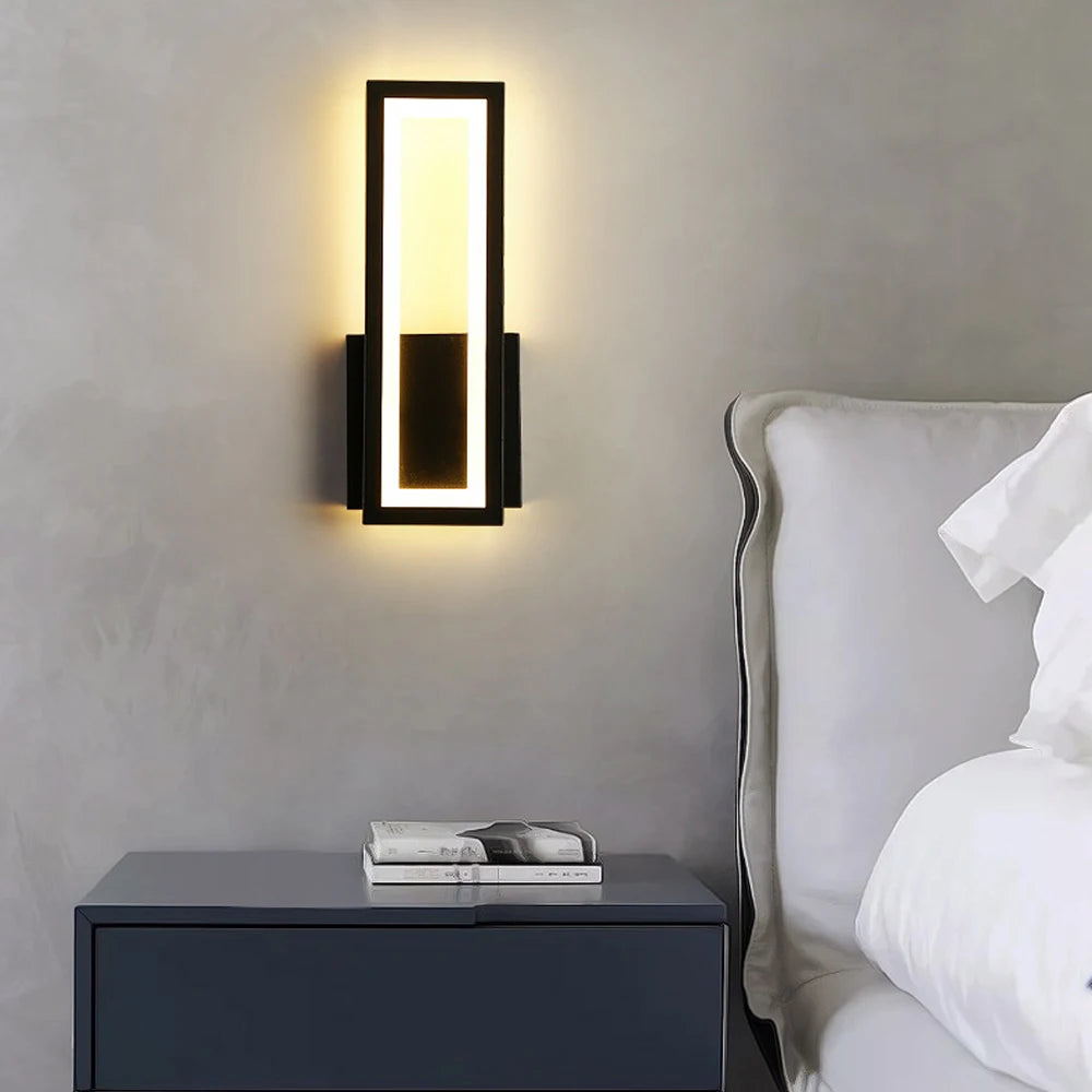 applique murale led moderne pour éclairage domestique nordique - vue 3 sur 9