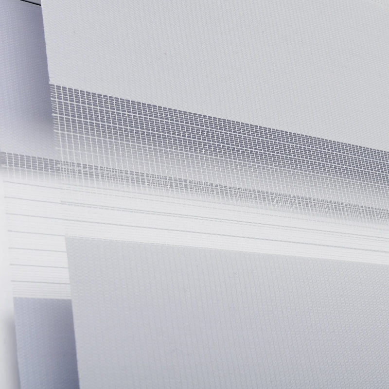 Store vénitien occultant motif zèbre sans perçage fenêtre