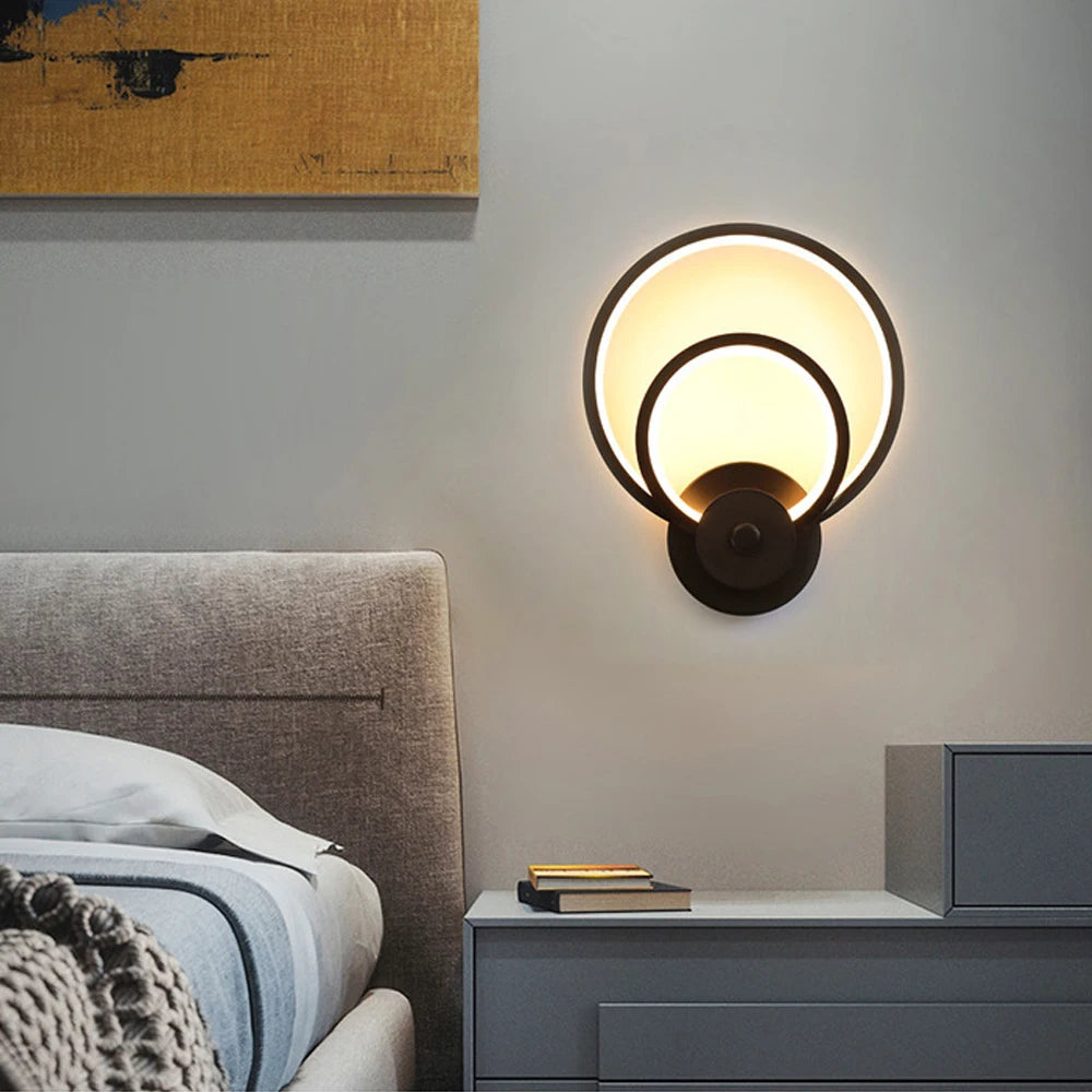 Applique murale LED moderne et Vintage en fer - vue 3 sur 8