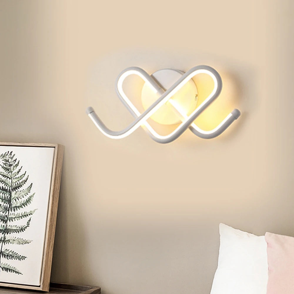 applique murale led acrylique intérieur blanc chaud froid - vue 4 sur 7