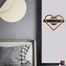 applique murale led en forme de coeur décorative moderne