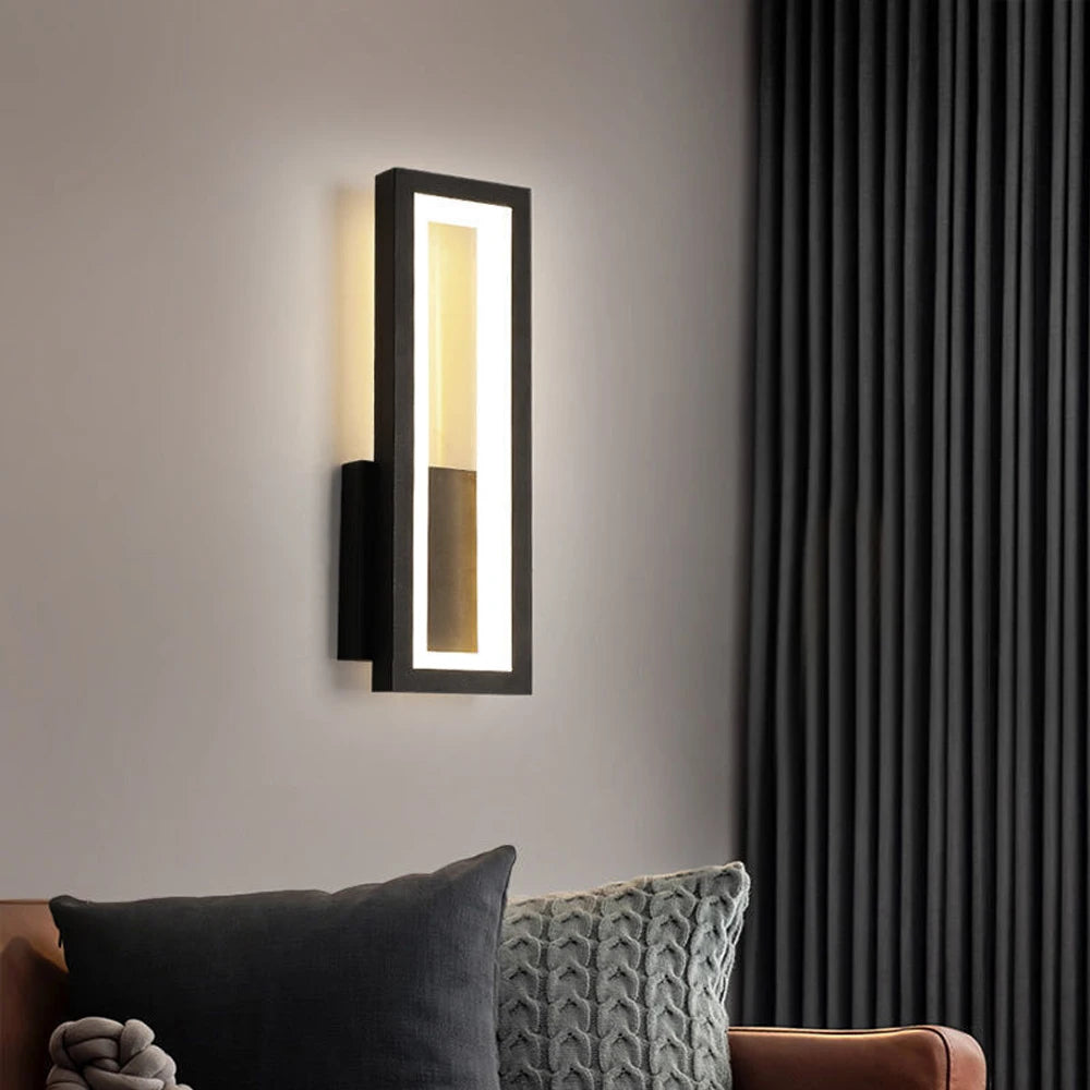 applique murale led moderne pour éclairage domestique nordique - vue 2 sur 9