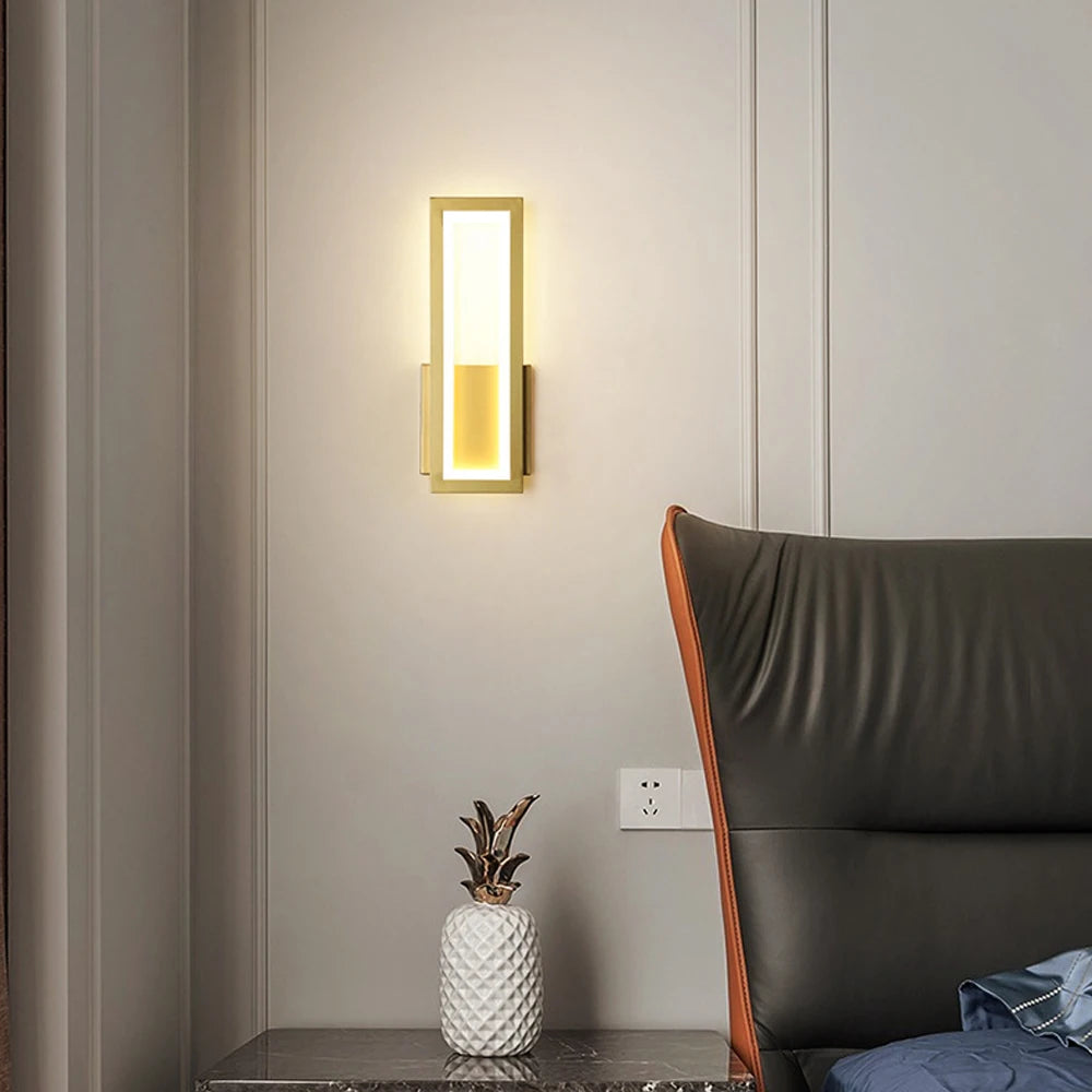 applique murale led moderne pour éclairage domestique nordique - vue 7 sur 9