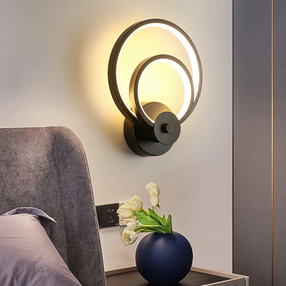 Applique murale LED moderne et Vintage en fer - vue 2 sur 8