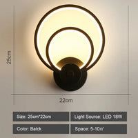 Applique murale LED moderne et Vintage en fer