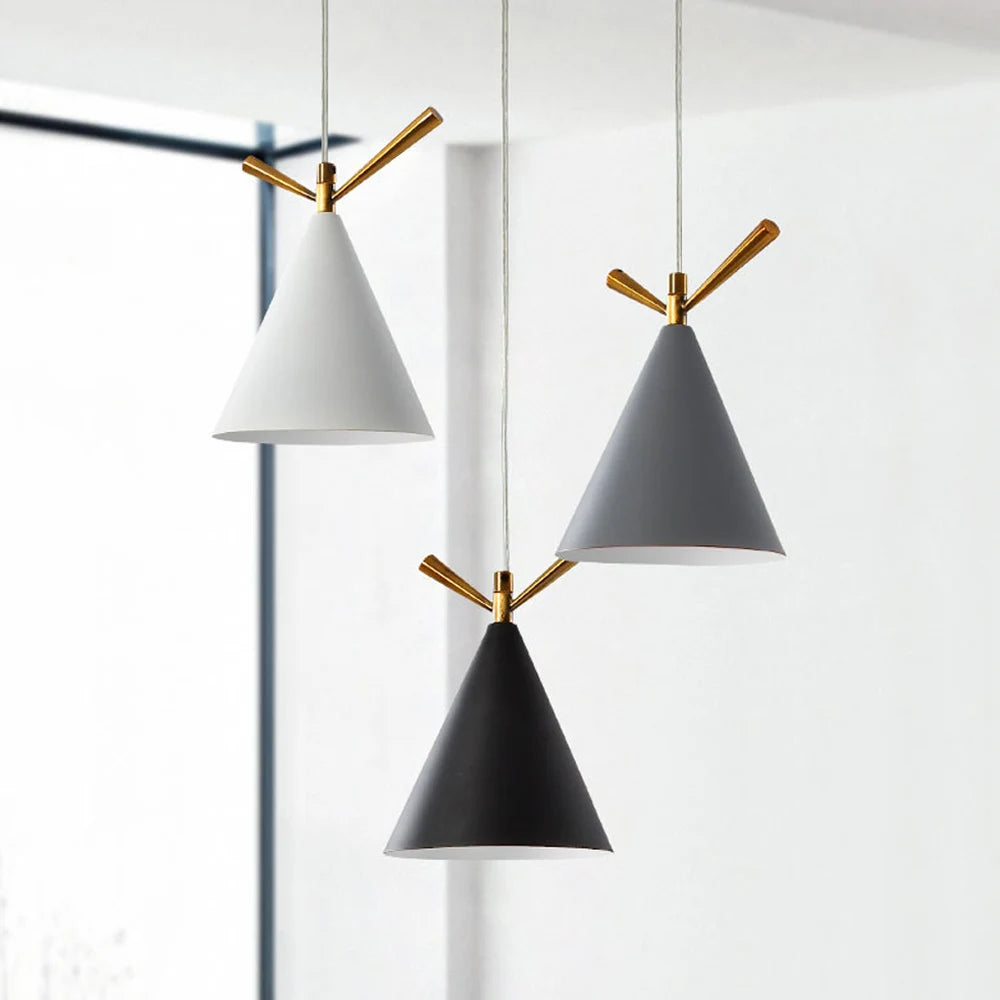 lustre nordique led suspendu pour décoration intérieur