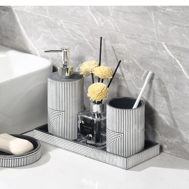 accessoires de salle de bain de luxe européens élégants et légers