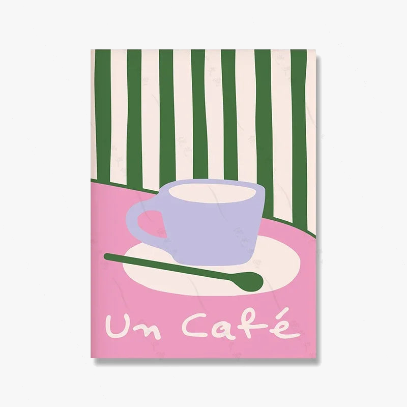 affiche art alimentaire décoration cuisine pour les gourmets