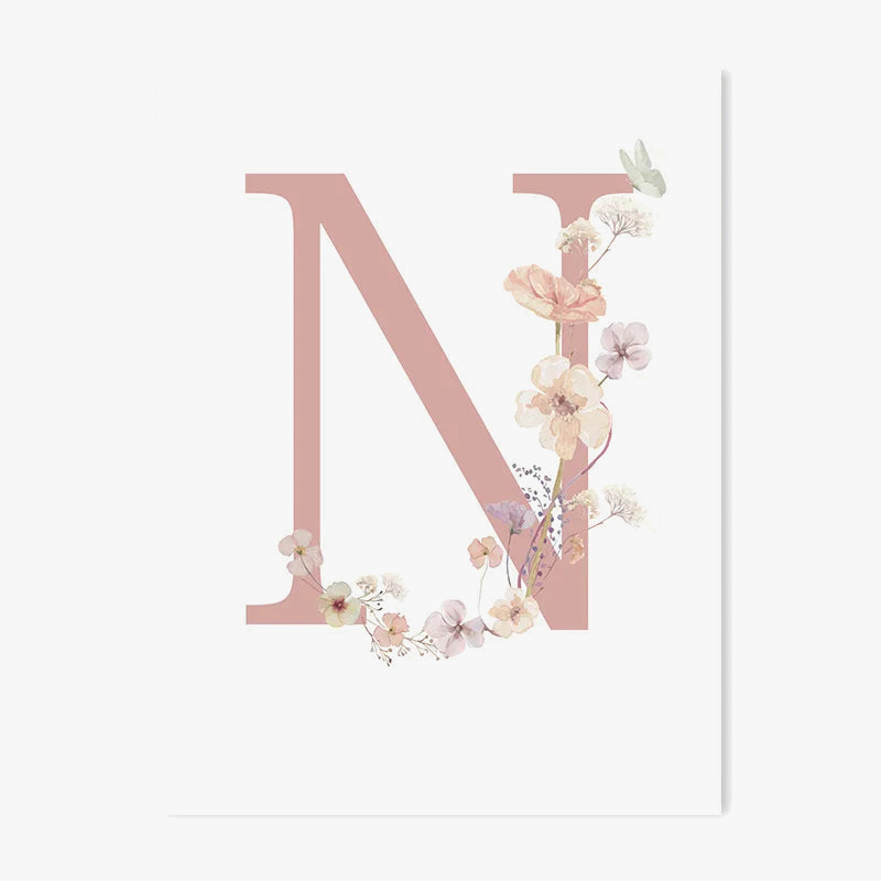 affiche photo personnalisée fleur sauvage pour décoration enfant