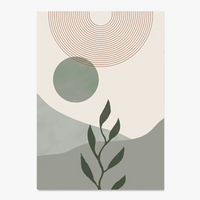 affiches boho toile abstraite géométrie linéaire décoration intérieure