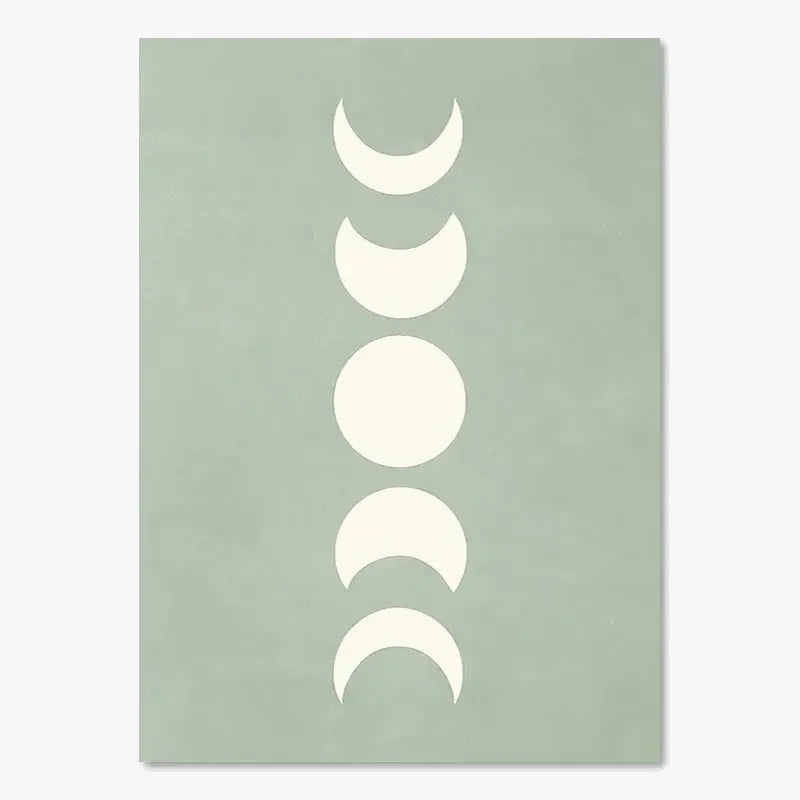 affiches murales boho géométriques soleil lune pour décoration intérieure