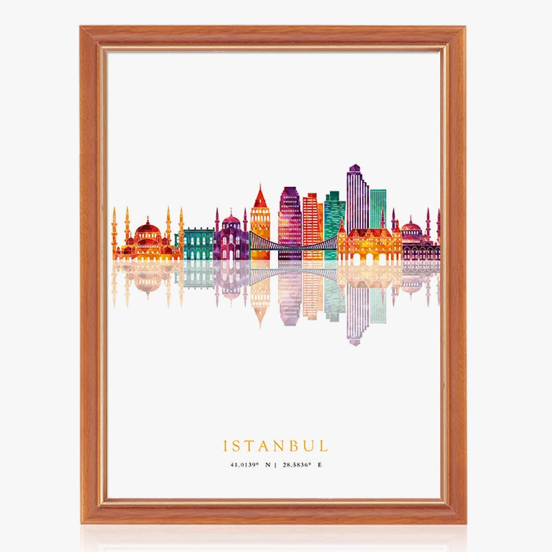 affiches murales des villes paris londres new york madrid
