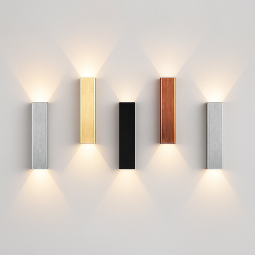 applique LED intérieure moderne en aluminium éclairage à la maison appliques chambre salon allée couloir décoration applique murale LED lumière