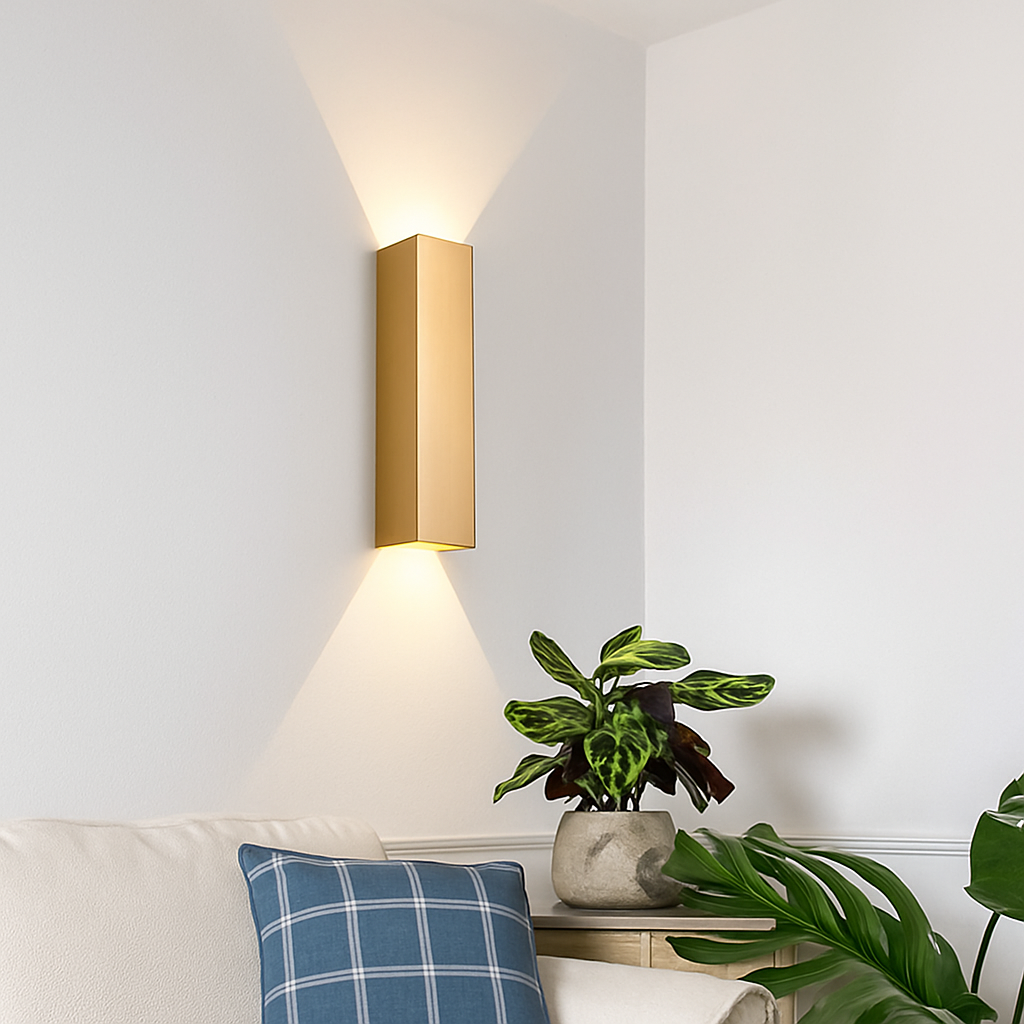 applique LED intérieure moderne en aluminium éclairage à la maison appliques chambre salon allée couloir décoration applique murale LED lumière - vue 4 sur 12