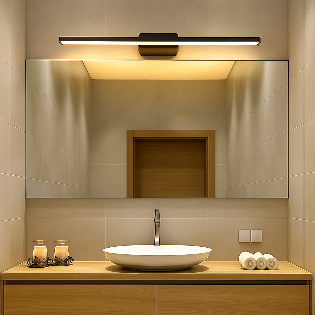 Applique miroir salle de bain à LED rectangulaire Cabinet - vue 5 sur 19