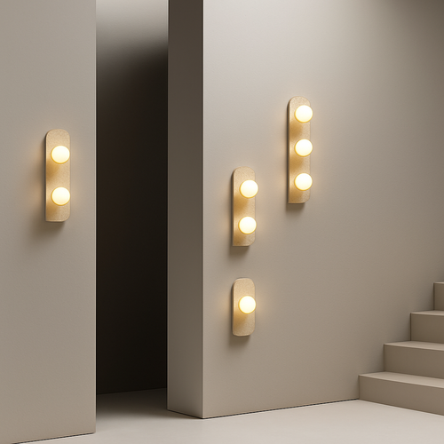 applique murale artistique en pierre naturelle pour luminaires d'ambiance - vue 6 sur 21
