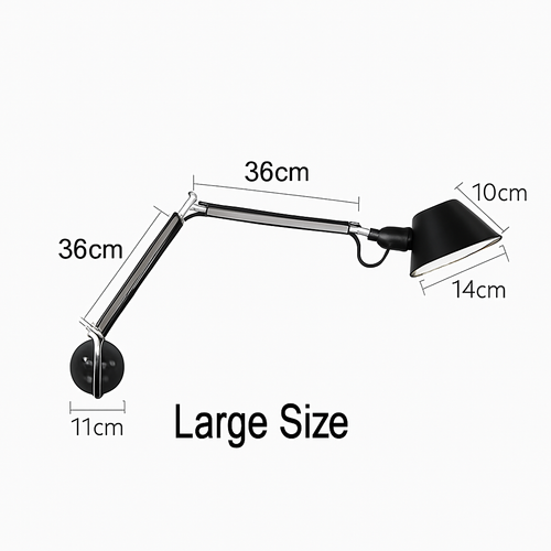Applique murale bras articulé avec lampe American - vue 4 sur 8