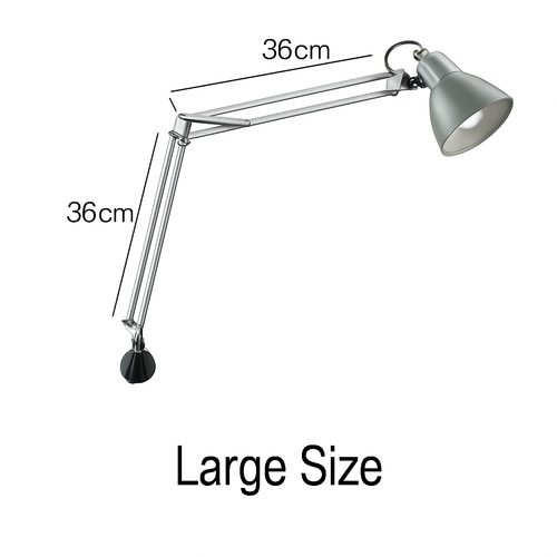 Applique murale bras articulé avec lampe American - vue 8 sur 8