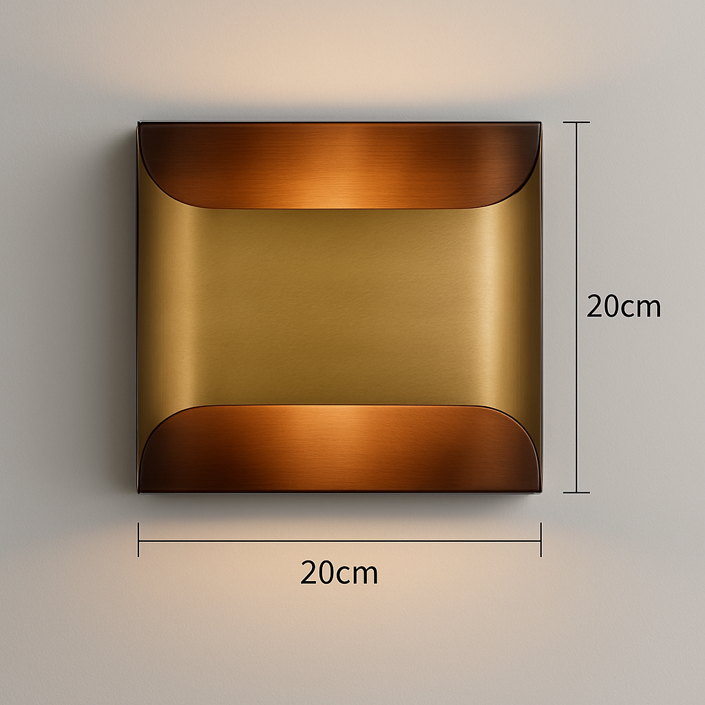 Applique murale de luxe en cuivre lampe de couloir d'hôtel moderne pour salon chambre lampes de chevet lumière de fond applique murale LED lumières - vue 8 sur 10
