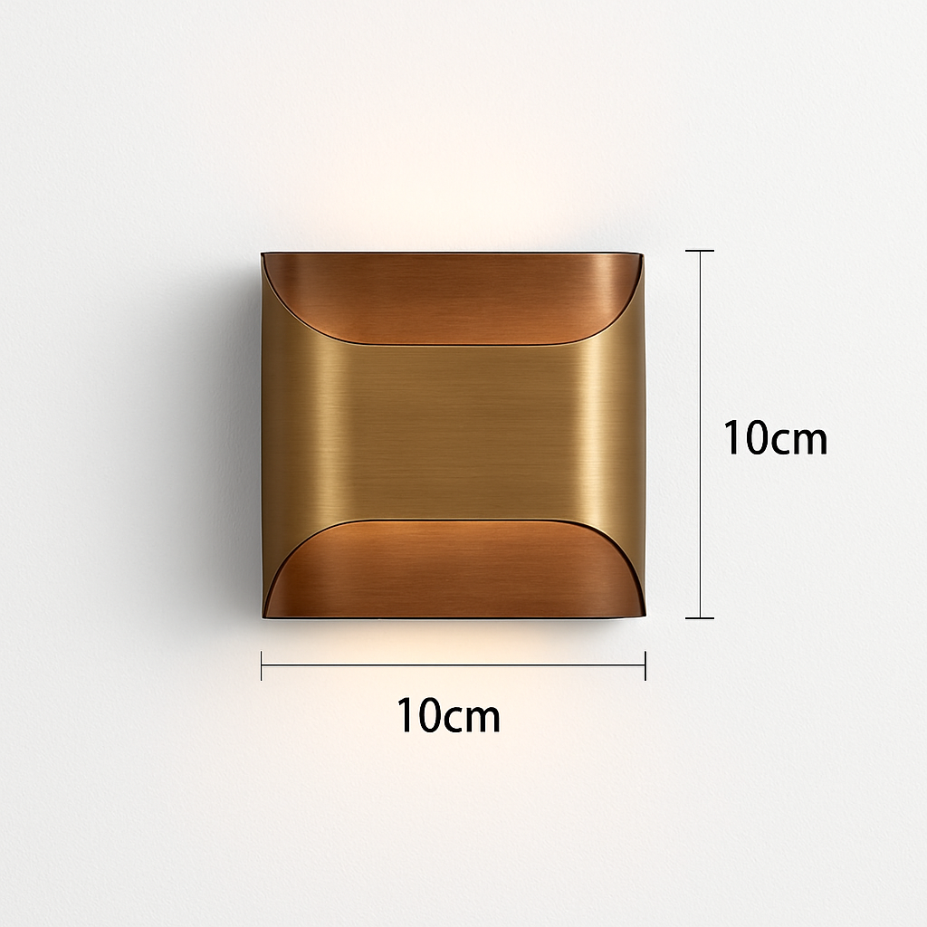 Applique murale de luxe en cuivre lampe de couloir d'hôtel moderne pour salon chambre lampes de chevet lumière de fond applique murale LED lumières - vue 9 sur 10