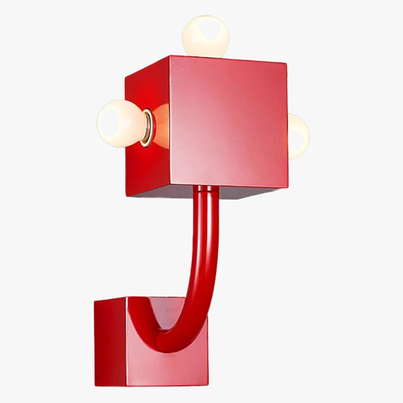 Applique murale design Art Créatif Rouge