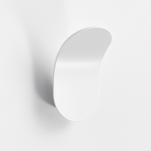 Applique murale design à LED avec abat-jour courbé en métal style Wake