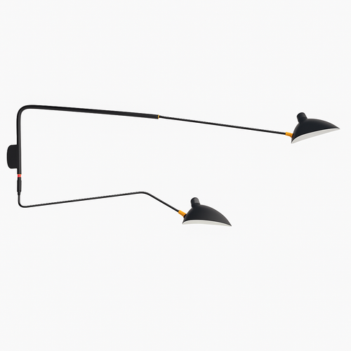 Applique murale design LED dirigeable style retro Swing