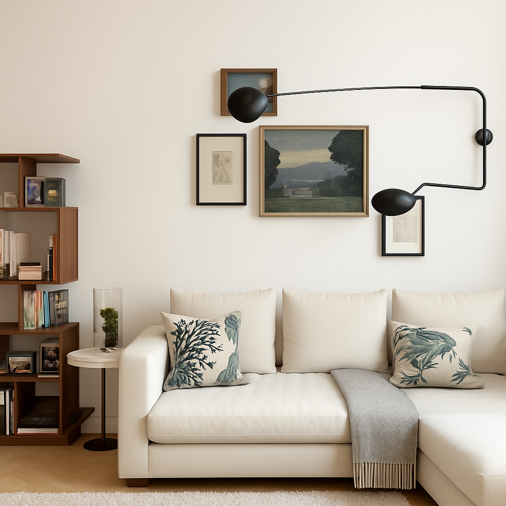 Applique murale design LED dirigeable style retro Swing - vue 4 sur 13