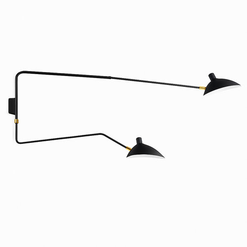 Applique murale design LED dirigeable style retro Swing