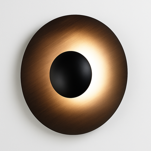 Applique murale design LED en forme de disque style shiny - vue 12 sur 11