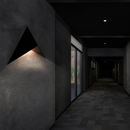 Applique murale design à LED en triangle métal Loft