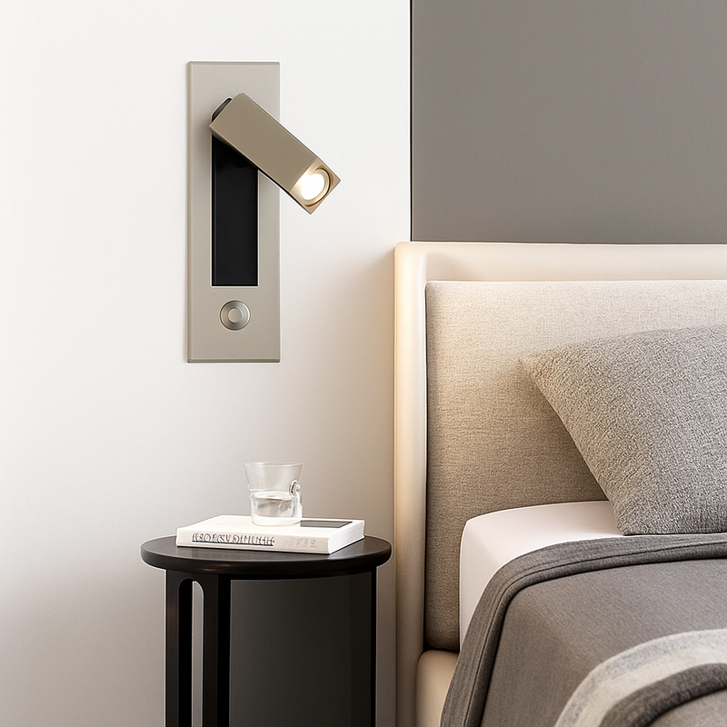 Applique murale design liseuse LED carré Reading