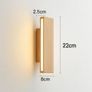 applique murale en bois massif pour éclairage intérieur décoratif