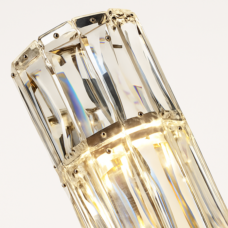 Applique murale en cristal moderne