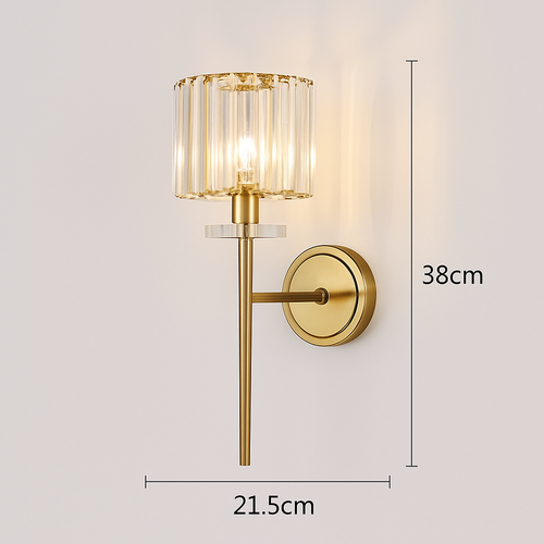 applique murale en cristal moderne pour décoration intérieure élégante - vue 15 sur 14