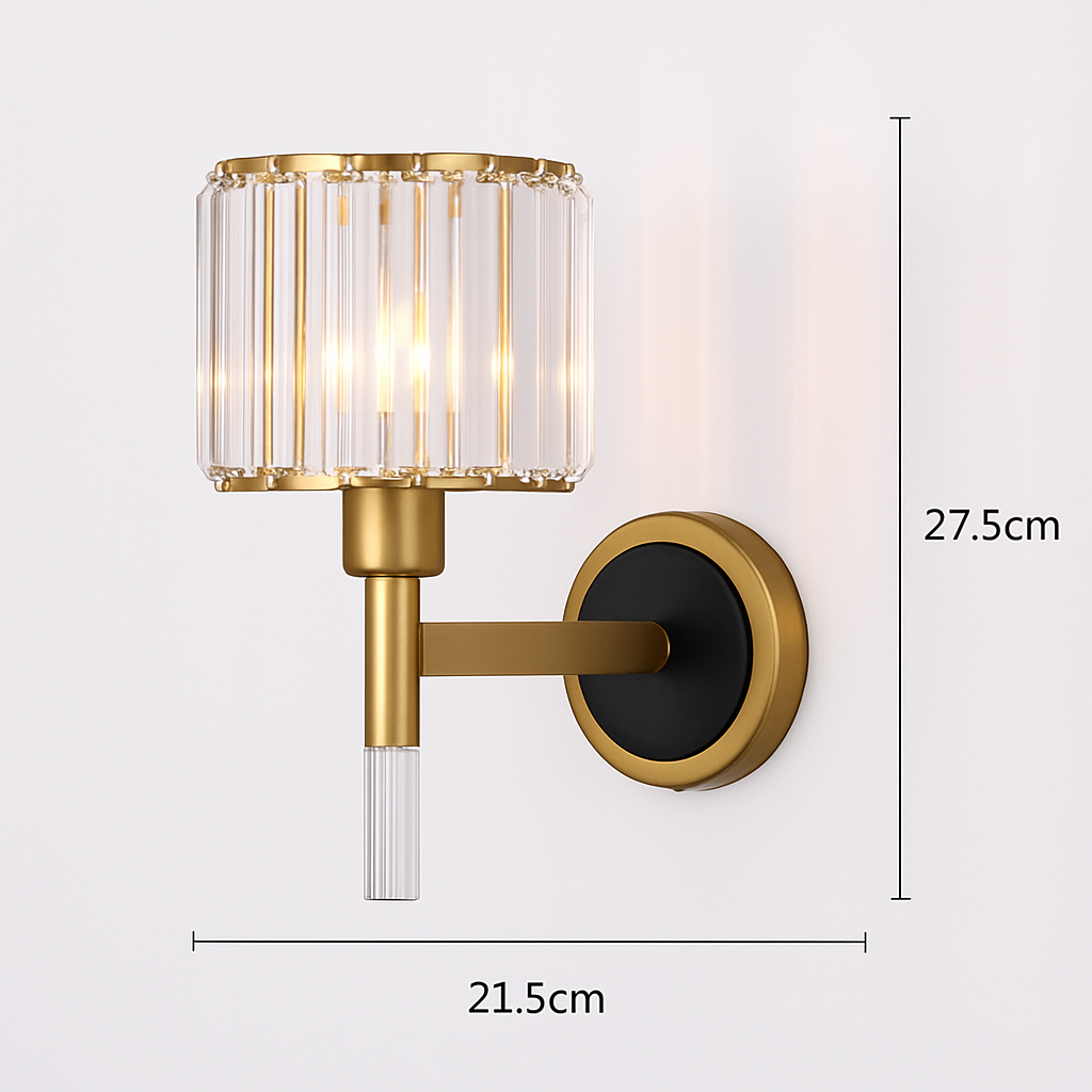 applique murale en cristal moderne pour décoration intérieure élégante - vue 10 sur 14