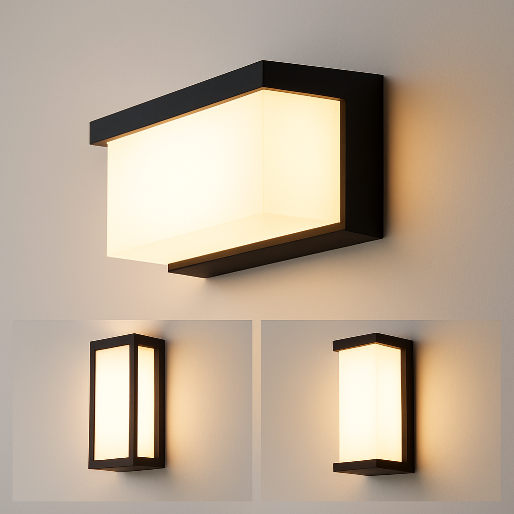 applique murale extérieure led étanche pour éclairage extérieur - vue 4 sur 9