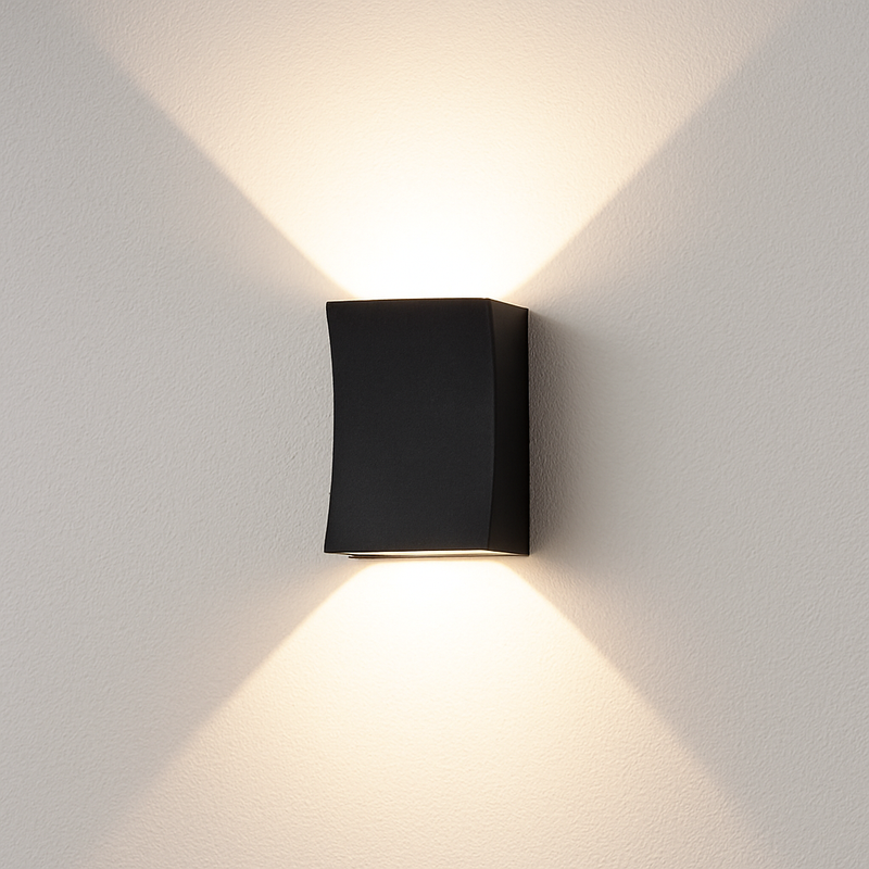 applique murale extérieure étanche double tête éclairage créatif