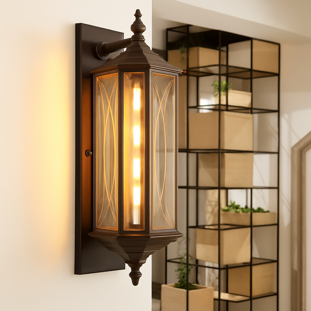 Applique murale Extérieure Étanche Style Chinois - vue 4 sur 11