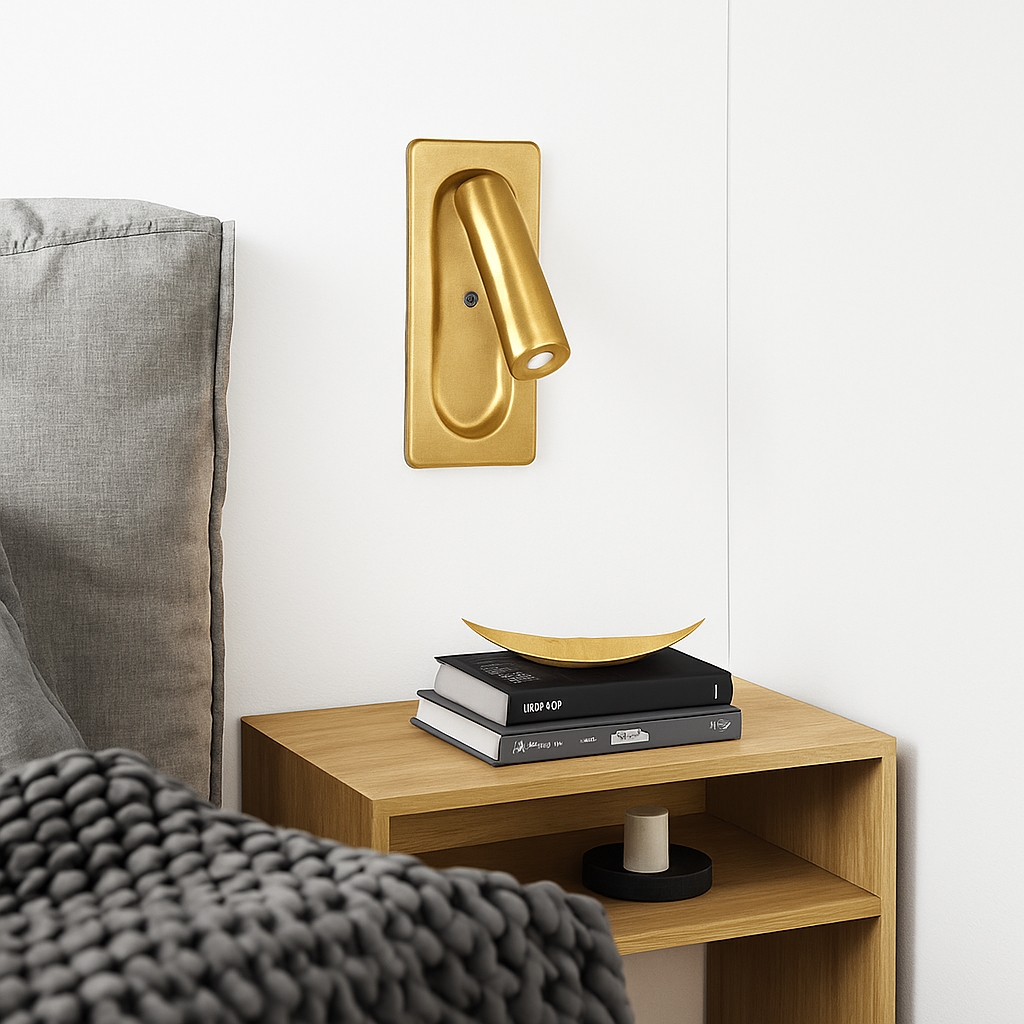 Applique murale intérieure 110-240V 3W avec chargement USB - vue 3 sur 12