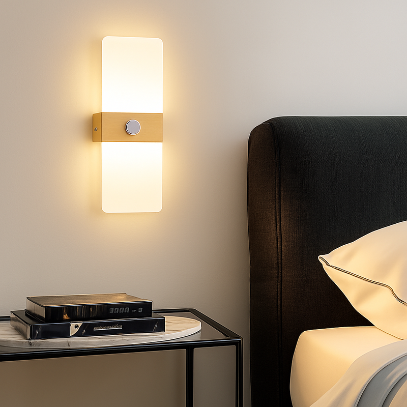 applique murale led avec détecteur de mouvement pour éclairage intérieur