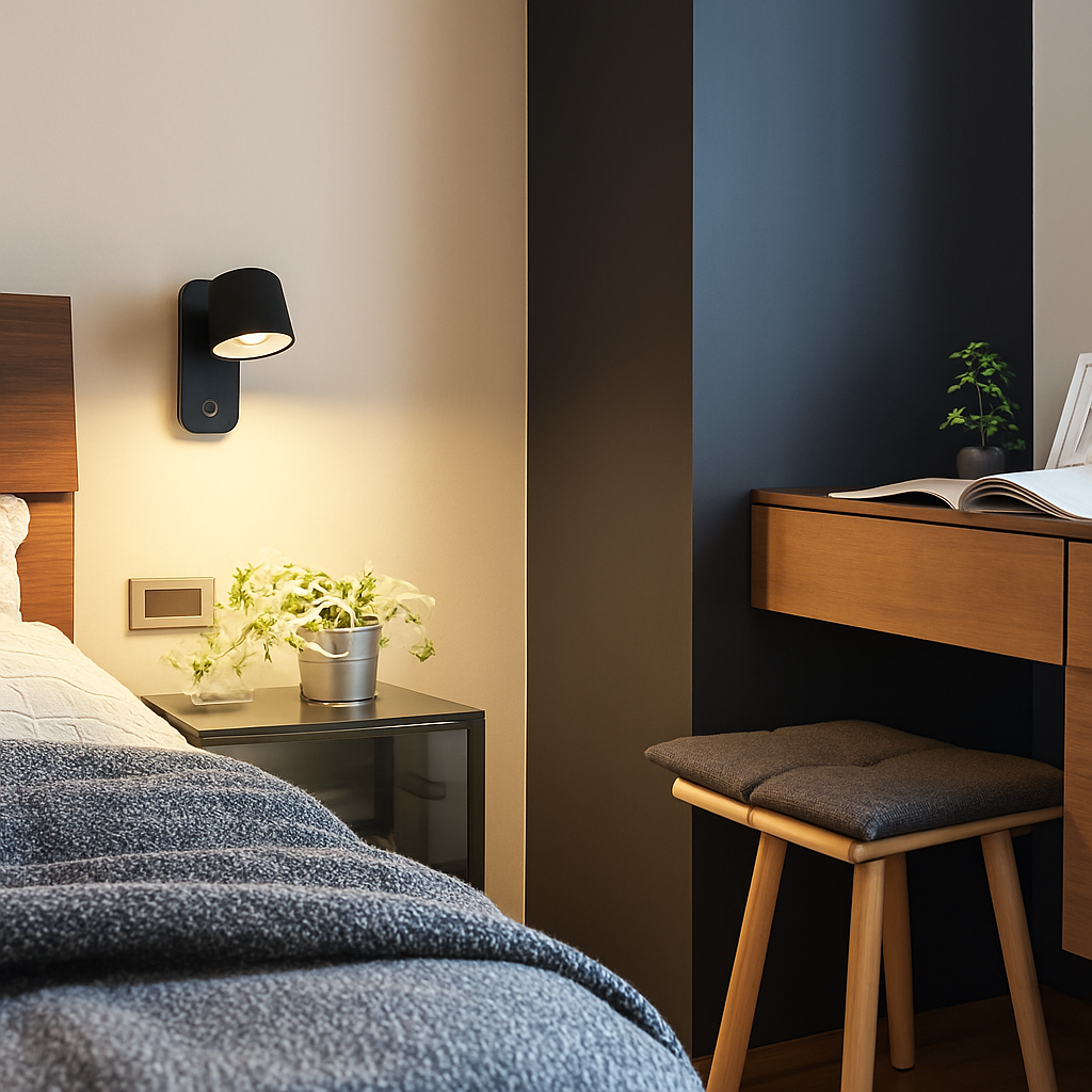 Applique murale LED avec variateur tactile et réglable Aisilan - vue 7 sur 8