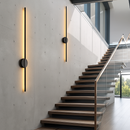 Applique murale LED d'intérieur en or et noir