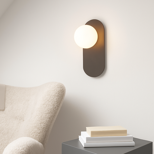 Applique murale LED dorée nordique avec ampoule G9 9w - vue 3 sur 22