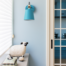 Applique murale LED en bois et métal Nordic
