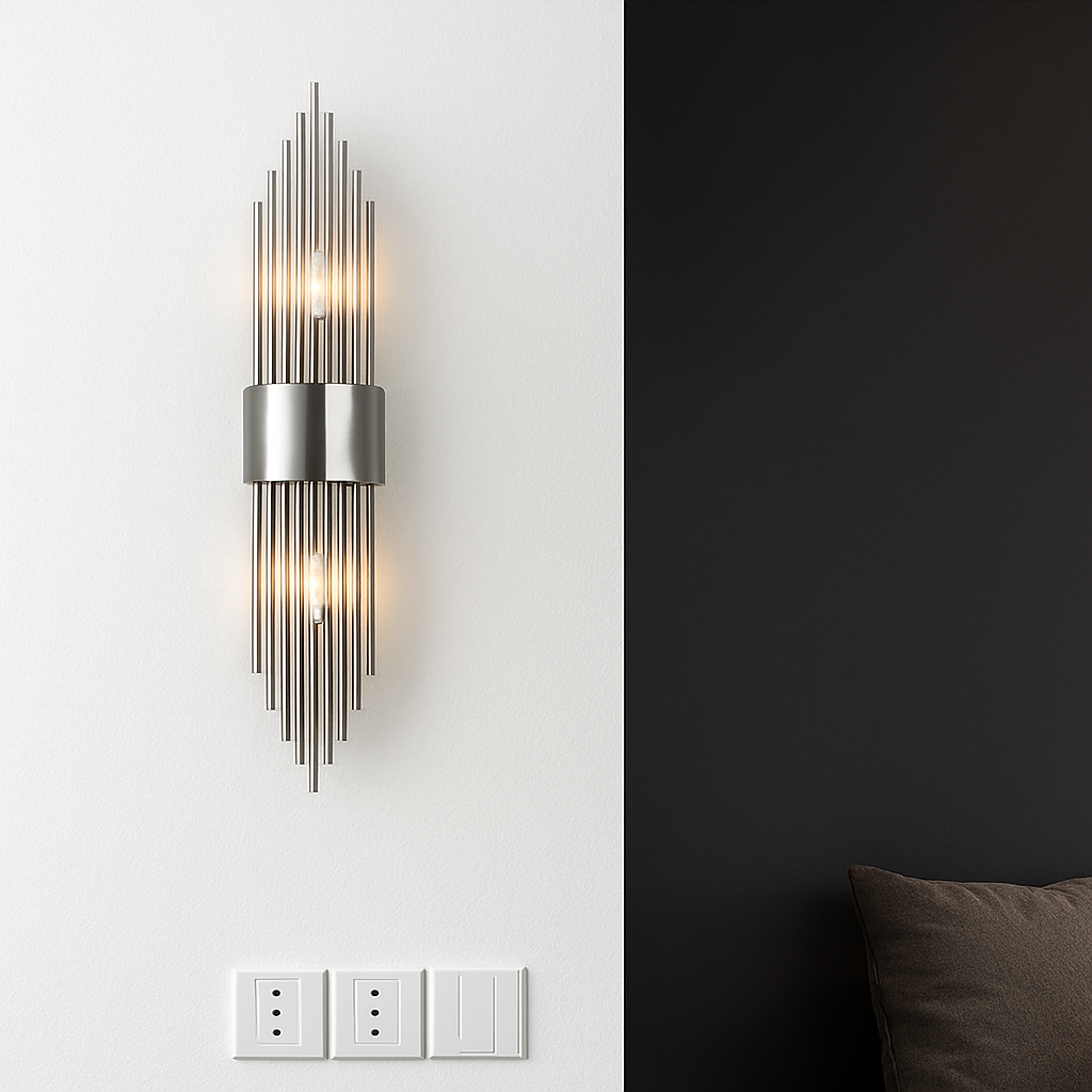 Applique murale LED en cristal clair - vue 5 sur 18