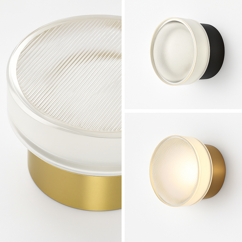 Applique murale LED en verre créative de styliste espagnol