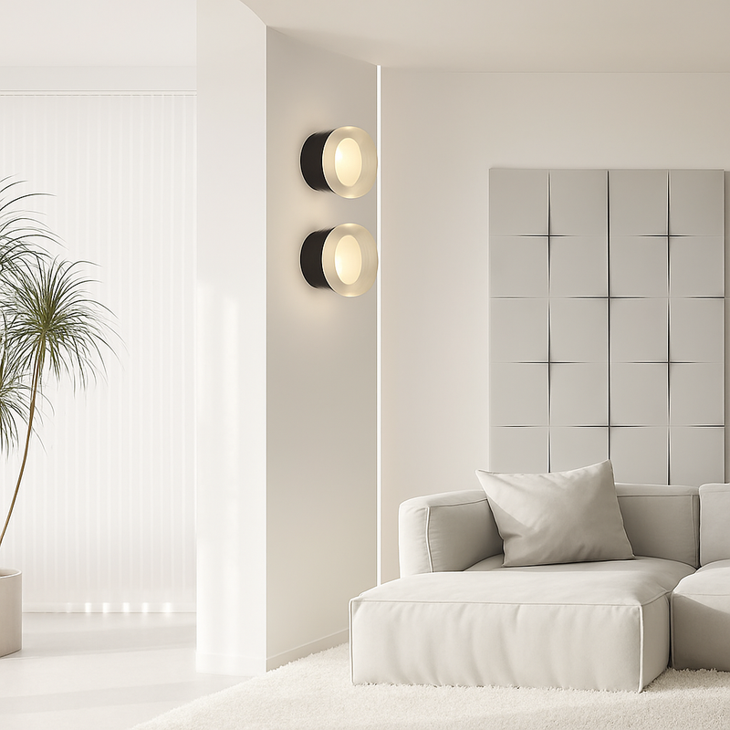 Applique murale LED en verre créative de styliste espagnol