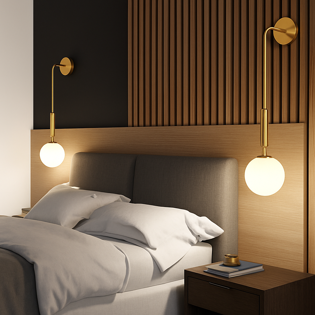 Applique murale LED en verre Simple et moderne - vue 4 sur 10