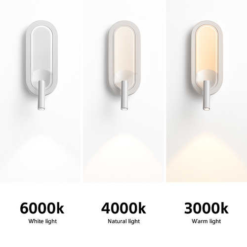 Applique murale LED lampe liseuse pour chambre hôtel tête de lit nuit livre lampe Rotation chevet avec intérieur LED Booklight 90-260V